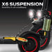 Urbanglide E-CROSS MAX 2X2 trottinette électrique 25 km/h Noir 17,5 Ah