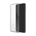 (O) Protector de pantalla de cristal templado de borde a borde para Samsung Galaxy S21 5G, Negro