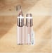 Mini épilateur rechargeable portable en forme de rouge à lèvres Gold