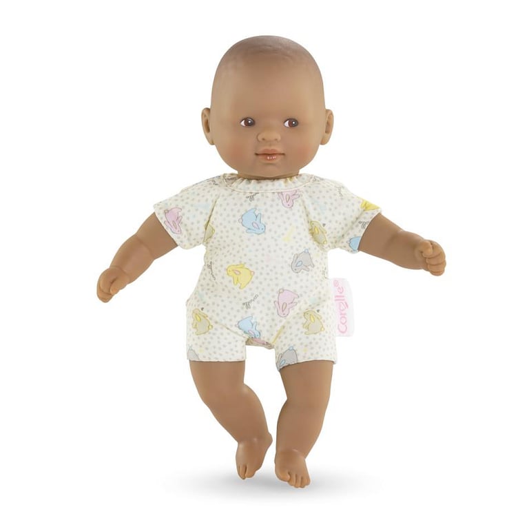 Poupon Calin Lapins aux Yeux Marron - Mini Poupée de 20 cm - Neuf