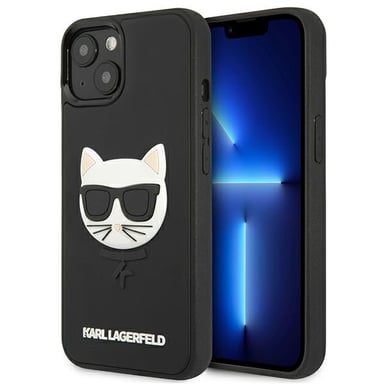 Funda Karl Lagerfeld para 13 mini 5.4'' negra 3D Rubber Choupette