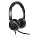 Targus AEH104GL écouteur/casque Avec fil &sans fil Arceau Appels/Musique USB Type-C Bluetooth Noir