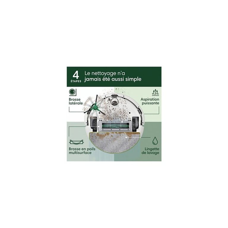 Aspirateur robot Roomba 105 Combo Y351040 - vue 8