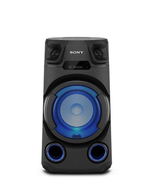 SONY MHCV13.CEL Sistema de audio portátil Bluetooth de alta potencia - Luces multicolor - Refuerzo de graves a chorro