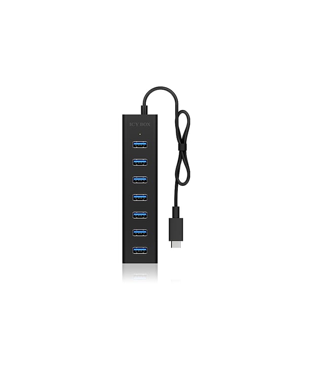 ICY BOX IB HUB1700 C3 USB 3.2 Gen 1 3.1 Gen 1 Type C 5000 Mbit/ Neuf - vue 2