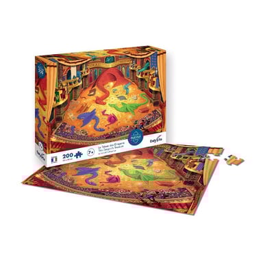 Puzzle del Tesoro del Dragón de 200 piezas - Actividad divertida y educativa