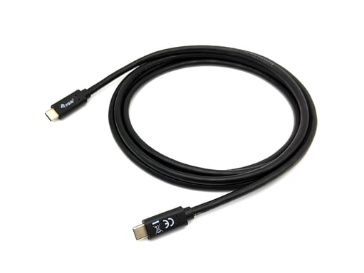 Equip 128347 Cable USB 3.2 Gen 1 C a C, M/M , 2,0m, PD 60W, 5Gbps, Negro