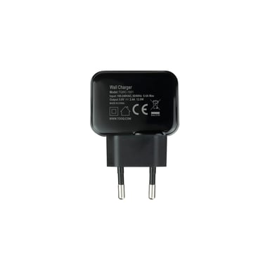 Chargeur mural Tooq Tqwc-1S01 - 12W · 2,4A · USB 2.0