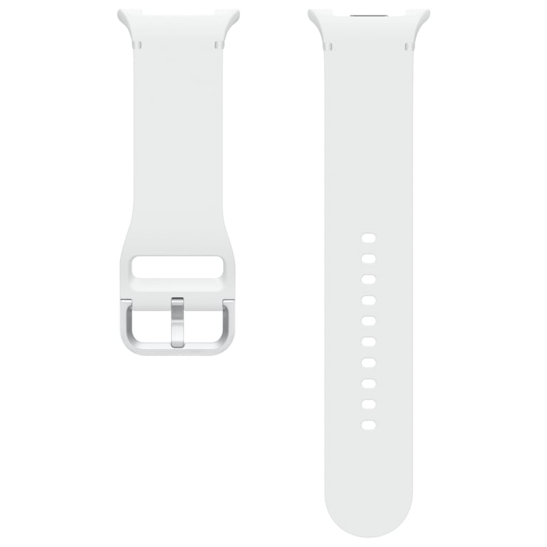 Bracelet Sport original pour Samsung Galaxy Watch 8 (40/44mm) / Classic (46mm) - M/L - Blanc - Neuf