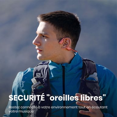 SHOKZ OpenRun Pro Auriculares Inalámbrico Banda para cuello Llamadas/Música Bluetooth Rosa