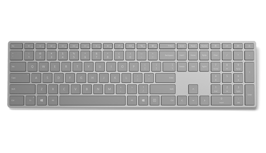 Microsoft Surface clavier Bluetooth AZERTY Français Argent - Neuf