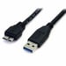 StarTech.com Cable 50cm USB 3.0 Super Speed SS Micro USB B Macho a USB A Macho Adaptador - Negro