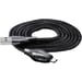 Cable Chargeur Ultra Rapide 1m Micro USB Cobra pour Smartphone Android Very Fast Charge 3A (NOIR)