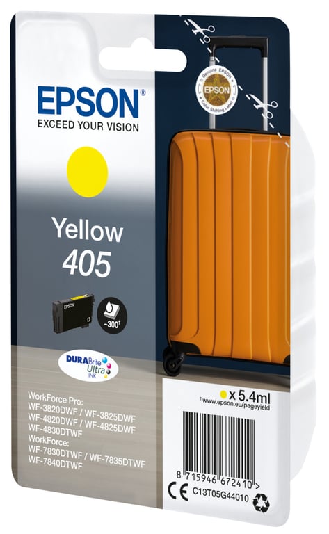 Cartouche d'encre Epson Valise jaune - vue 5