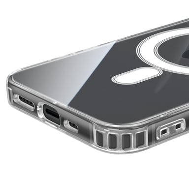 Custodia MagSafe per iPhone 15 Plus Collezione MagStick Clear Jelly