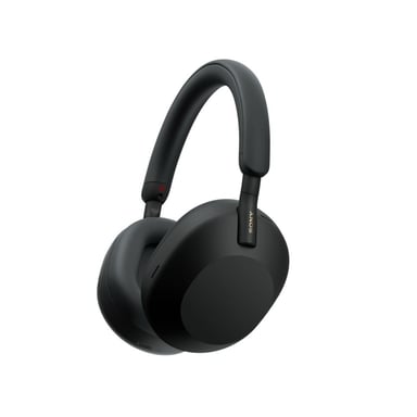 Casque Arceau réduction active du bruit sans fil Sony WH1000XM5SA Bluetooth avec étui souple Noir