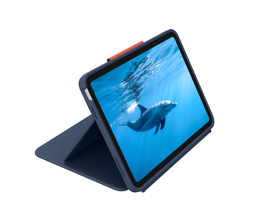 Logitech Rugged Combo 4 Clavier et étui Apple Smart connector classique pour Apple 10.9 inch iPad 10ème génération