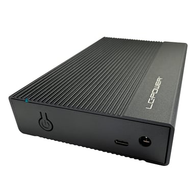 LC-Power LC-25U3-C Contenitore per HDD/SSD Nero Contenitore di archiviazione da 2,5 pollici