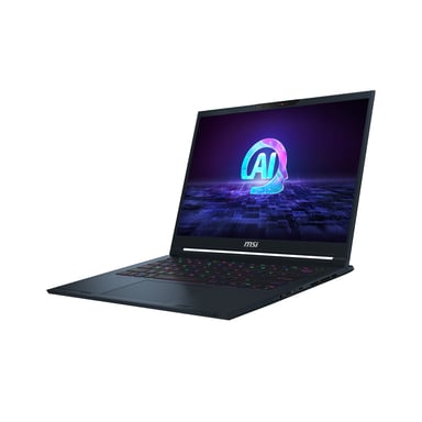 MSI Stealth 14 AI Studio A1VGG-061FR Intel Core Ultra 9 185H Ordinateur portable 35,6 cm (14'') 2.8K 32 Go DDR5-SDRAM 2 To SSD NVIDIA GeForce RTX 4070 Wi-Fi 7 (802.11be) Windows 11 Pro Bleu
