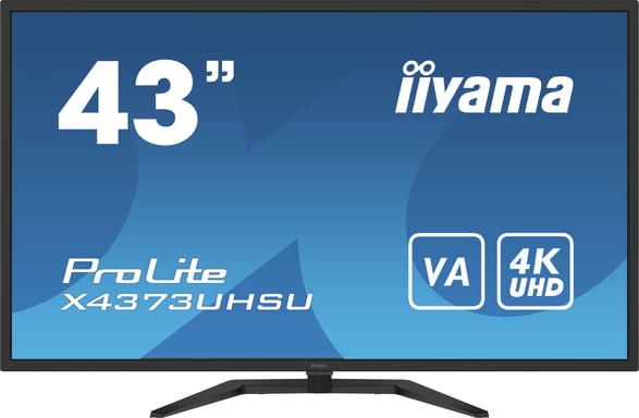 iiyama ProLite X4373UHSU-B1 108 cm (42,5'') 3840 x 2160 píxeles 4K Ultra HD Flat Panel PC Monitor Negro