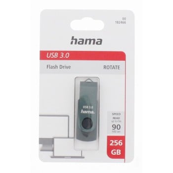 Hama Rotate lecteur USB flash 256 Go USB Type-A Bleu