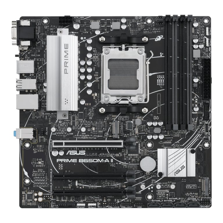 ASUS PRIME B650M A II CSM AMD B650 Emplacement AM5 micro ATX Neuf