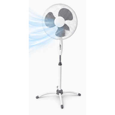 Ventilateur Sur Pied 40cm – 45w – Hauteur Réglable