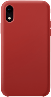 Funda de gel de silicona suave para Apple iPhone XR, rojo fuego