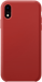 Coque en Gel de Silicone Doux pour Apple iPhone XR, Rouge Ardent