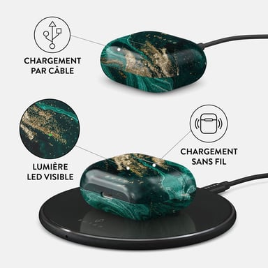 Burga Funda rígida para Apple AirPods 3 (2021) - Emerald Pool