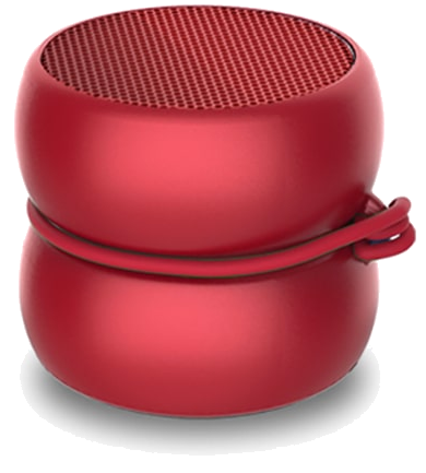 Enceinte Bluetooth Yoyo Mono Speaker Rouge