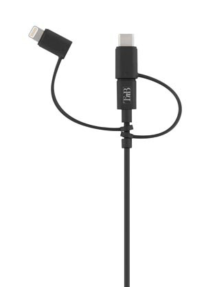 Tnb Noir T'nb Cblight3in1 Câble Usb 1,5 M Usb A Micro-Usb B - Neuf - Image 2