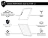 Force Case Funda Duo para Galaxy Z Flip 7 con purpurina reciclada antigolpes Transparente