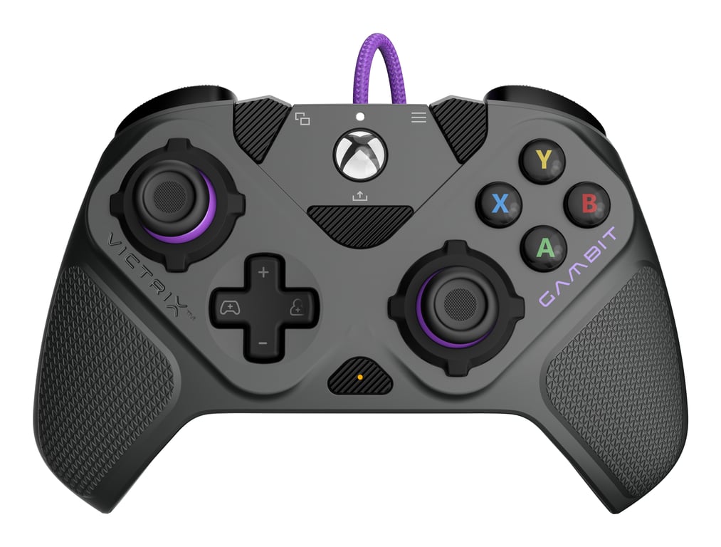 Turtle Beach Victrix Gambit Prime Manette de tournoi filaire avec sticks interchangeables, Rapid Fire Clutch Triggers et boutons programmables - licence officielle de Xbox Series X|S, Xbox One et PC - Neuf