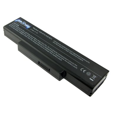 Battery for ASUS A32-K72, 6 cells, LiIon, 10.8V, 4400mAh