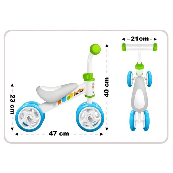 MA PREMIERE DRAISIENNE BABY WALKER SKIDS CONTROL FILLE - vue 3