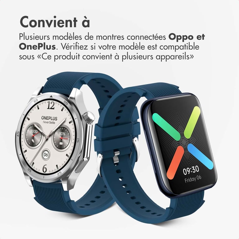 Bracelet imoshion pour OnePlus Watch 3 / 2 / 2R / Oppo Watch X Silicone - vue 5