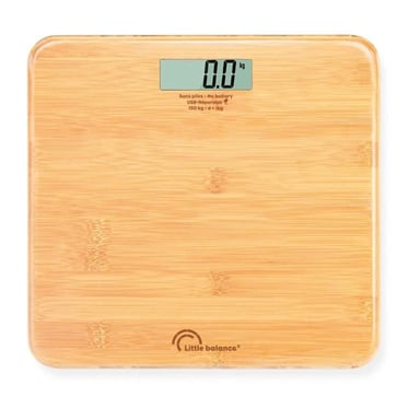 Bilancia da bagno - LITTLE BALANCE - 8745 - Riparabile via USB - 150 kg / 100 g - My bamboo