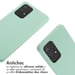 imoshion Coque en silicone avec cordon pour Samsung Galaxy A52(s) (5G/4G) - Vert menthe
