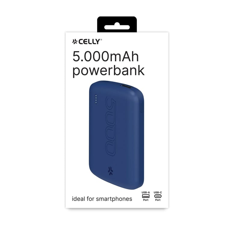 Celly PBE5000EVOBL banque d'alimentation électrique Lithium 5000 mAh Neuf - vue 2