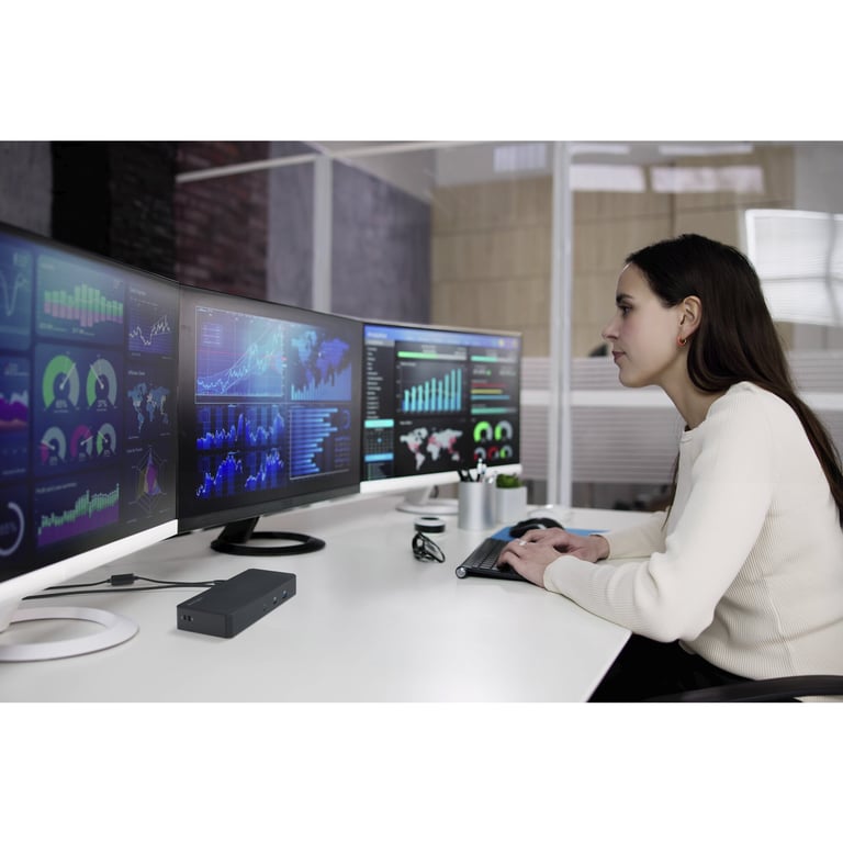 Kensington Station d'accueil sans pilote USB C 10 Gbits/ avec triple sortie vidéo EQ SD4843P - vue 4
