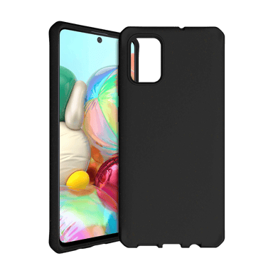 Samsung G A71 Feronia Guscio rinforzato Bio Terra Nero Itskins