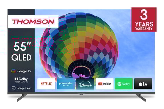 Thomson 55QG4S14 Televisor 139,7 cm (55'') 4K Ultra HD Smart TV Wifi Gris