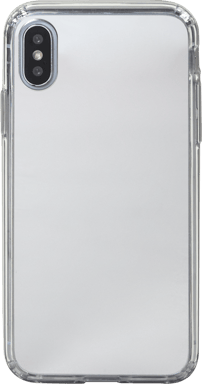 Coque semi-rigide transparente miroir pour iPhone X/XS