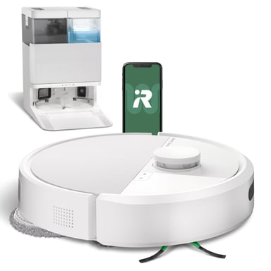 iRobot Roomba Plus 405 Combo Robot + AutoWash Dock Sin bolsa Blanco