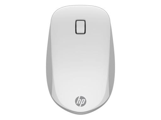 Ratón inalámbrico HP Z5000 Ratón Bluetooth blanco Superficie lisa y brillante Bandas de goma antideslizantes E5C13AA