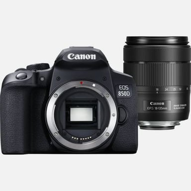 Canon EOS 850D Juego de cámara SLR 24,1 MP CMOS 6000 x 4000 Pixeles Negro