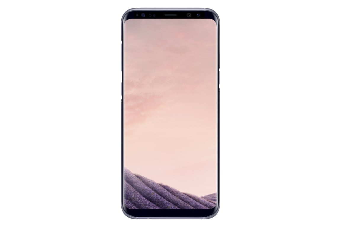 Samsung S8 Edge Clear Cover Or - vue 3