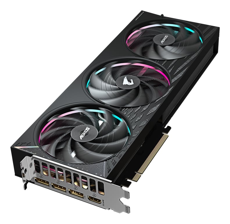 GIGABYTE AORUS GeForce RTX 5060 ELITE 8G Carte Graphique 8GB GDDR7 128bit PCI E 5.0 2722 MHz Fréquence du cœur 3 x DisplayPort 1 x HDMI GV N5060AORUS E 8GD Neuf - vue 2