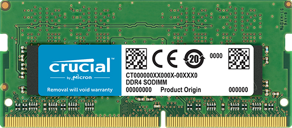 Módulo de memoria Crucial CT4G4SFS8266 de 4 GB 1 x 4 GB DDR4 2666 MHz